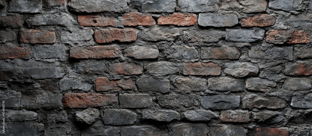 Aufkleber Texture of an aged brick wall Abstract background for construction. with copy space image. Place for adding text or design