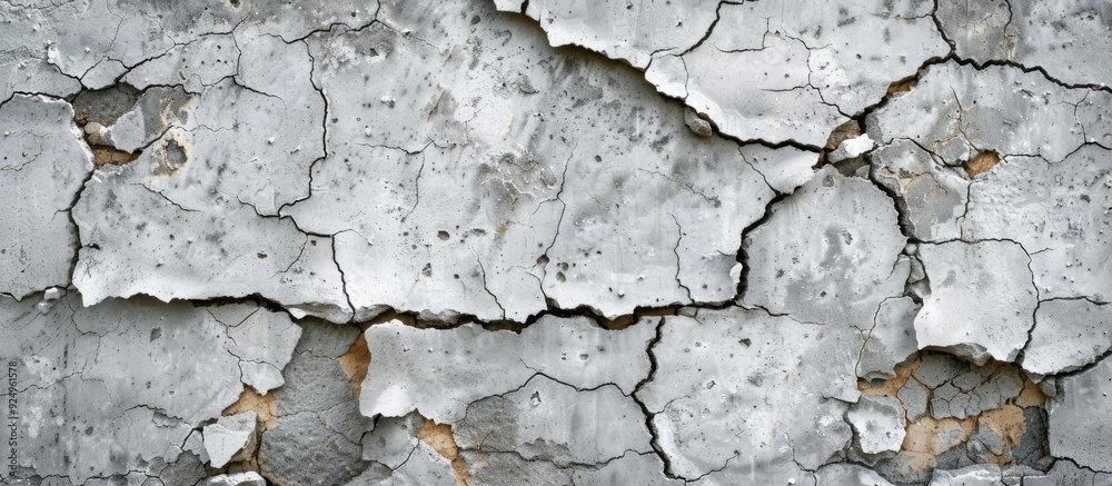 Poster weathered retro concrete wall texture design template for copyspace