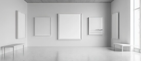 picture frame against a white background. with copy space image. Place for adding text or design