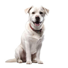 Obraz premium golden retriever puppy isolated on transparent background