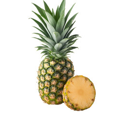Fototapeta premium Tropical Pineapple Fruit PNG