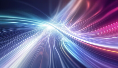 Iridescent and white abstract technology background