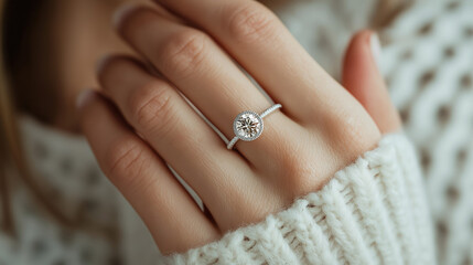 close yp of wedding rings on hands