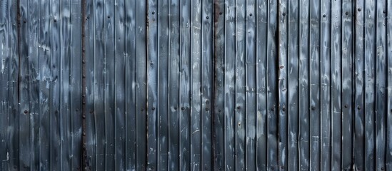 Galvanized iron wall providing a backdrop with copy space image.