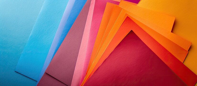 Choose from a variety of colorful papers with a backdrop for a stock copy space image
