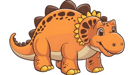 Fototapeta premium Adorable toy dinosaur plush