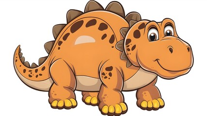 Fototapeta premium Adorable toy dinosaur plush