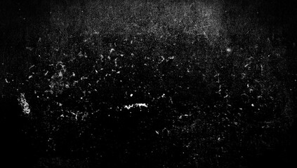 Black and white scratched grunge isolated on background, old film effect. Distressed retro paper abstract stock illustration cracked texture overlays for space or text.