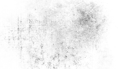 Black and white scratched grunge isolated on background, old film effect. Distressed retro paper abstract stock illustration cracked texture overlays for space or text.