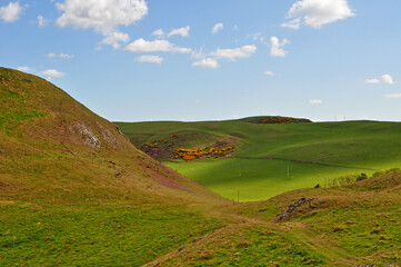 Fototapeta premium View of the hills, St.. Abbs Head, Scotland