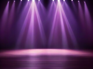 Abstract Blue Light Rays and Stage Effects Spotlighting a Captivating Background