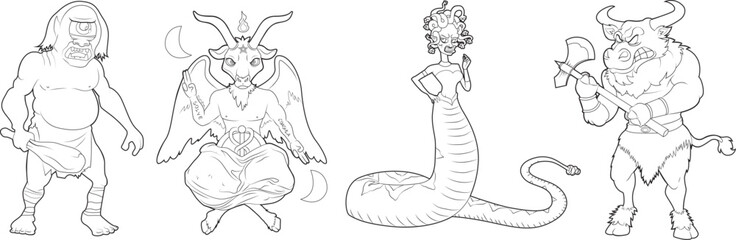 Fototapeta premium Illustrator Character hand drawn sketch of a hand