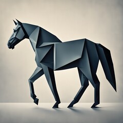 Obraz premium abstract origami wallpaper illustration