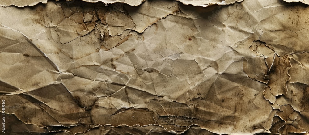 Poster vintage paper with aged texture for a rustic backdrop with space for additional images or text