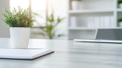 Organized Office Space with Productive Desk Arrangement