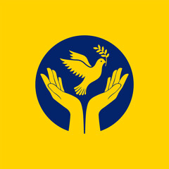 International Day of Living Together in Peace banner template vector illustration. World Peace Day. International Day of Peace. World Science Day for Peace and Development, No war concept