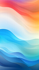 White and Multicolor Gradient, Abstract Image, Texture, Pattern Background, Wallpaper, Smartphone Cover and Screen, Cell Phone, Computer, Laptop, 9:16 and 16:9 Format