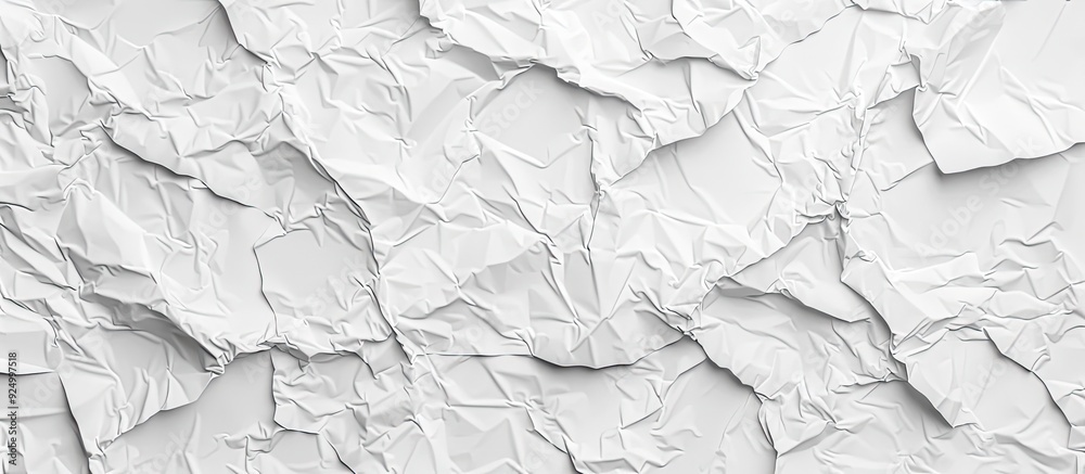 Fototapete White paper texture background perfect for adding text or images with plenty of copy space image