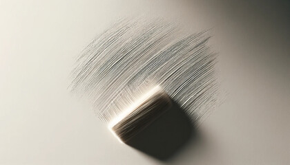 brush on black background