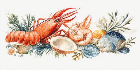 Graphic Resources for seafood