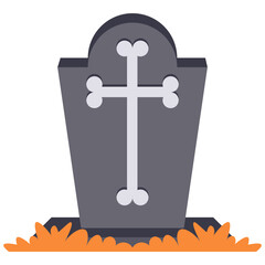 Fototapeta premium Halloween tombstone