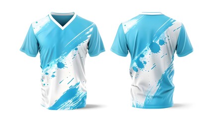 colorful shirts on a white background