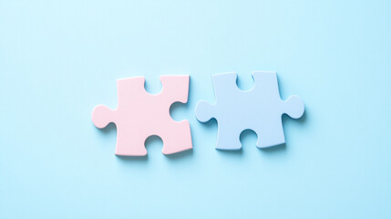 Fototapeta premium Jigsaw puzzle pieces.