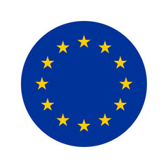 Round europe flag icon © ValGraphic