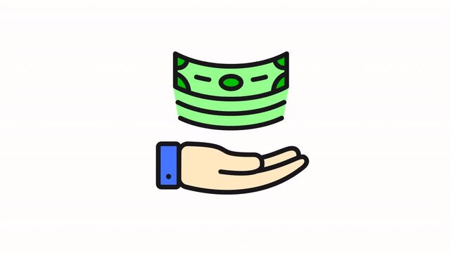 motion icon Money donation