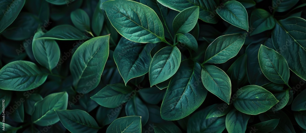 Canvas Prints nature inspired abstract design featuring green leaves texture as a backdrop with potential for grap