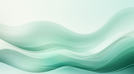 Fototapeta premium White and Green Gradient, Abstract Image, Texture, Pattern Background, Wallpaper, Smartphone Cover and Screen, Cell Phone, Computer, Laptop, 9:16 and 16:9 Format