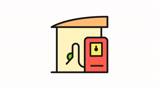 Motion Icon Gas Station