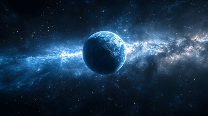 Interstellar Voyage Through Cosmic Landscapes Showcasing Futuristic Spacecraft Exploring the Galaxy