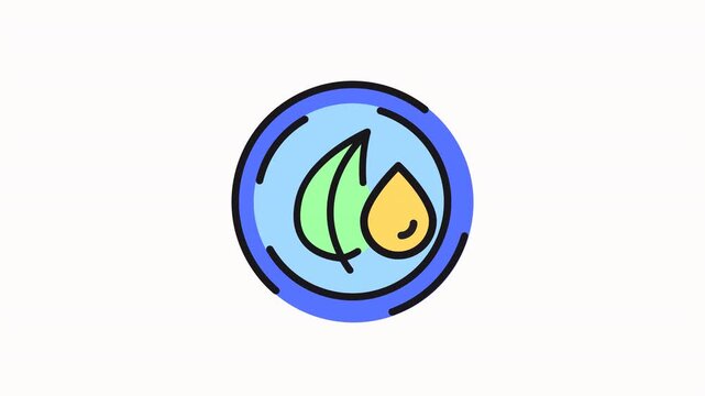 Motion Icon Nature Protection