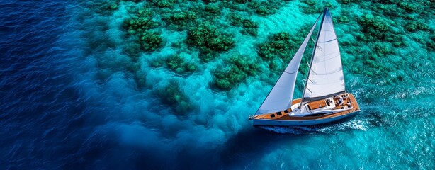sailing boat in the sea