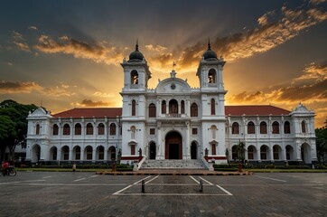 Obraz premium Kota Tua Jakarta (Jakarta Old Town), officially known as Kota Tua, is a neighborhood comprising the original downtown area of Jakarta Indonesia. 29 07 2023