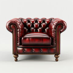 Modern Leather Sofa in Vibrant Colors