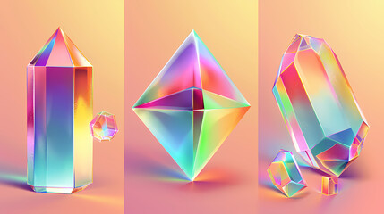 Set of different plants in pots isolated on white background illustration