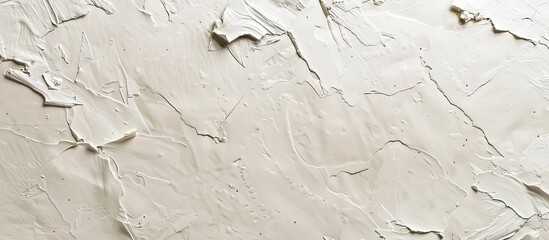 Light and rough textured white beige paper background with spotted blank copy space image.