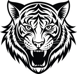 tiger head tattoo