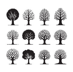 Tree Silhouette vector illustration