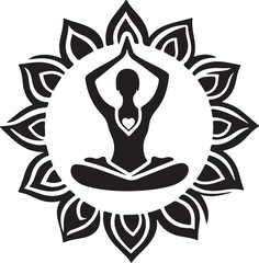 yoga lotus position, Meditation vector