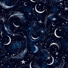 seamless pattern with stars