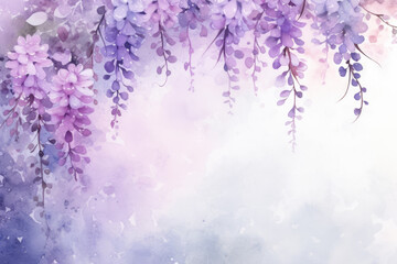 Obraz premium Winter Christmas Easter Watercolor high quality background for card design