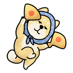 阿波踊り柴犬_01