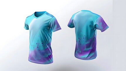 colorful shirts on a white background