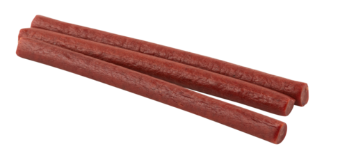 Sausage sticks cut out isolated transparent background