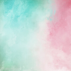 Fototapeta premium a soft watercolor background with blended pastel hues like blush pink, baby blue