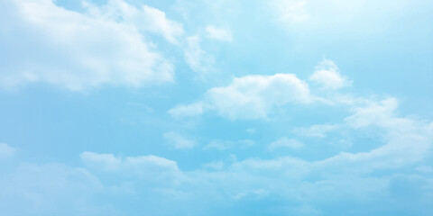 sunny sky blue light watercolor background. Aquarelle painting brush effect card paper textured canvas cloudy smoke space for text, entertaining card, template. aquamarine color graphics illustration