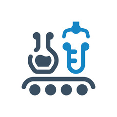 Test tube icon vector illustration